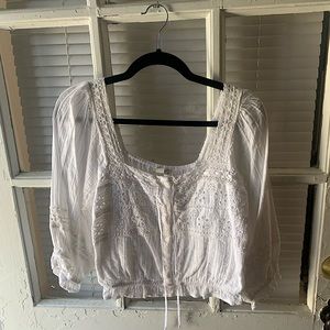 AE Cropped Boho blouse